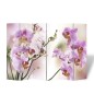 vidaXL Biombo divisor plegable 217x170 cm flores vidaXL Biombo divisor plegable 217x170 cm flores