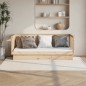 vidaXL Sofá cama de madera maciza de pino 75x190 cm vidaXL Sofá cama de madera maciza de pino 75x190 cm