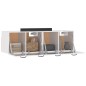 vidaXL Armarios pared 2 uds contrachapada blanco brillo 80x36,5x35 cm vidaXL Armarios pared 2 uds contrachapada blanco brillo 80x36,5x35 cm