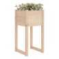 vidaXL Jardinera 2 unidades madera maciza de pino 40x40x81 cm vidaXL Jardinera 2 unidades madera maciza de pino 40x40x81 cm