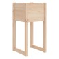 vidaXL Jardinera 2 unidades madera maciza de pino 40x40x81 cm vidaXL Jardinera 2 unidades madera maciza de pino 40x40x81 cm