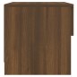 vidaXL Mesitas de noche 2 uds madera contrachapada color roble marrón vidaXL Mesitas de noche 2 uds madera contrachapada color roble marrón