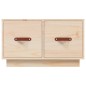 vidaXL Mesa de centro de madera maciza de pino 60x53x35 cm