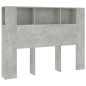 vidaXL Mueble cabecero gris hormigón 140x18,5x104,5 cm vidaXL Mueble cabecero gris hormigón 140x18,5x104,5 cm