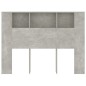 vidaXL Mueble cabecero gris hormigón 140x18,5x104,5 cm vidaXL Mueble cabecero gris hormigón 140x18,5x104,5 cm