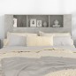 vidaXL Mueble cabecero gris hormigón 140x18,5x104,5 cm vidaXL Mueble cabecero gris hormigón 140x18,5x104,5 cm