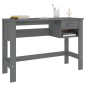 vidaXL Escritorio HAMAR madera maciza pino gris oscuro 110x40x75 cm vidaXL Escritorio HAMAR madera maciza pino gris oscuro 110x40x75 cm