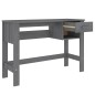 vidaXL Escritorio HAMAR madera maciza pino gris oscuro 110x40x75 cm vidaXL Escritorio HAMAR madera maciza pino gris oscuro 110x40x75 cm