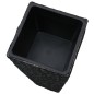 vidaXL Conjunto de arriates 3 piezas jacinto de agua negro vidaXL Conjunto de arriates 3 piezas jacinto de agua negro