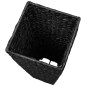 vidaXL Conjunto de arriates 3 piezas jacinto de agua negro vidaXL Conjunto de arriates 3 piezas jacinto de agua negro