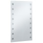vidaXL Espejo de pared de baño con LED 60x100 cm vidaXL Espejo de pared de baño con LED 60x100 cm
