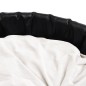 vidaXL Cama de perros felpa y cuero sintético negro beige 99x89x21 cm vidaXL Cama de perros felpa y cuero sintético negro beige 99x89x21 cm