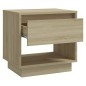 vidaXL Mesitas de noche 2 uds contrachapada roble Sonoma 45x34x44 cm