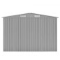 vidaXL Caseta de jardín metal gris 257x392x181 cm vidaXL Caseta de jardín metal gris 257x392x181 cm
