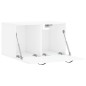 vidaXL Armario pared madera contrachapada blanco brillo 60x36,5x35 cm vidaXL Armario pared madera contrachapada blanco brillo 60x36,5x35 cm