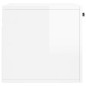 vidaXL Armario pared madera contrachapada blanco brillo 60x36,5x35 cm vidaXL Armario pared madera contrachapada blanco brillo 60x36,5x35 cm
