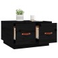 vidaXL Mesa de centro de madera maciza de pino negro 60x53x35 cm vidaXL Mesa de centro de madera maciza de pino negro 60x53x35 cm