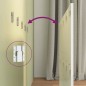 vidaXL Cabecero de cama con mesitas madera contrachapada blanco brillo vidaXL Cabecero de cama con mesitas madera contrachapada blanco brillo