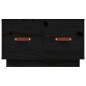 vidaXL Mesa de centro de madera maciza de pino negro 60x53x35 cm vidaXL Mesa de centro de madera maciza de pino negro 60x53x35 cm