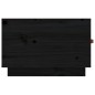 vidaXL Mesa de centro de madera maciza de pino negro 60x53x35 cm vidaXL Mesa de centro de madera maciza de pino negro 60x53x35 cm