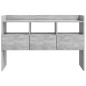 vidaXL Aparador de madera contrachapada gris hormigón 105x30x70 cm vidaXL Aparador de madera contrachapada gris hormigón 105x30x70 cm