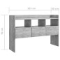 vidaXL Aparador de madera contrachapada gris hormigón 105x30x70 cm vidaXL Aparador de madera contrachapada gris hormigón 105x30x70 cm