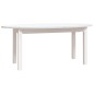 vidaXL Mesa de centro de madera maciza de pino blanco 110x55x45 cm vidaXL Mesa de centro de madera maciza de pino blanco 110x55x45 cm