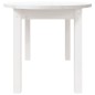 vidaXL Mesa de centro de madera maciza de pino blanco 110x55x45 cm vidaXL Mesa de centro de madera maciza de pino blanco 110x55x45 cm