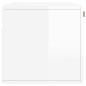 vidaXL Armario de pared madera ingeniería blanco brillo 80x36,5x35 cm vidaXL Armario de pared madera ingeniería blanco brillo 80x36,5x35 cm
