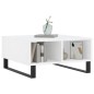 vidaXL Mesa de centro madera de ingeniería blanco 60x60x30 cm vidaXL Mesa de centro madera de ingeniería blanco 60x60x30 cm