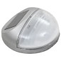 vidaXL Lámparas solares LED de pared exterior 12 uds redondas plateada vidaXL Lámparas solares LED de pared exterior 12 uds redondas plateada