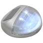 vidaXL Lámparas solares LED de pared exterior 12 uds redondas plateada vidaXL Lámparas solares LED de pared exterior 12 uds redondas plateada