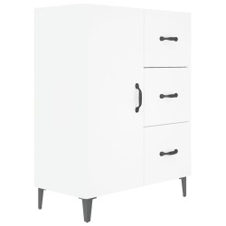 vidaXL Aparador de madera de ingeniería blanco 69,5x34x90 cm