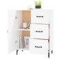 vidaXL Aparador de madera de ingeniería blanco 69,5x34x90 cm vidaXL Aparador de madera de ingeniería blanco 69,5x34x90 cm