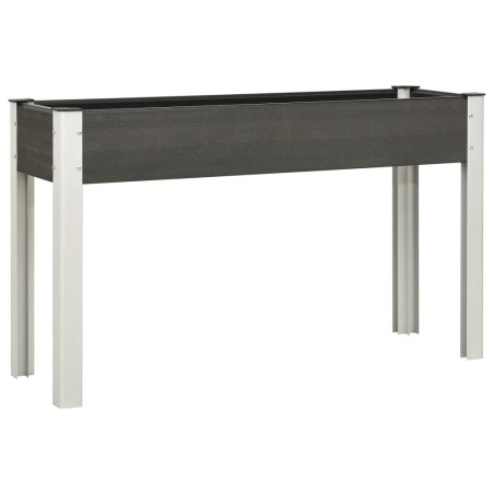 vidaXL Arriate de jardín WPC gris 120x40x75 cm