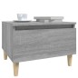 vidaXL Mesa auxiliar madera contrachapada gris Sonoma 50x46x35 cm vidaXL Mesa auxiliar madera contrachapada gris Sonoma 50x46x35 cm
