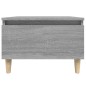 vidaXL Mesa auxiliar madera contrachapada gris Sonoma 50x46x35 cm vidaXL Mesa auxiliar madera contrachapada gris Sonoma 50x46x35 cm
