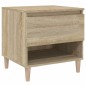 vidaXL Mesita de noche madera contrachapada roble Sonoma 50x46x50 cm vidaXL Mesita de noche madera contrachapada roble Sonoma 50x46x50 cm