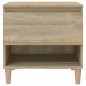 vidaXL Mesita de noche madera contrachapada roble Sonoma 50x46x50 cm vidaXL Mesita de noche madera contrachapada roble Sonoma 50x46x50 cm