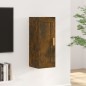vidaXL Armario de pared madera contrachapada roble ahumado 35x34x90 cm vidaXL Armario de pared madera contrachapada roble ahumado 35x34x90 cm