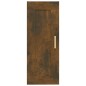 vidaXL Armario de pared madera contrachapada roble ahumado 35x34x90 cm vidaXL Armario de pared madera contrachapada roble ahumado 35x34x90 cm