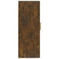 vidaXL Armario de pared madera contrachapada roble ahumado 35x34x90 cm vidaXL Armario de pared madera contrachapada roble ahumado 35x34x90 cm