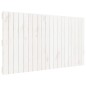 vidaXL Cabecero de cama pared madera maciza pino blanco 127,5x3x60 cm vidaXL Cabecero de cama pared madera maciza pino blanco 127,5x3x60 cm