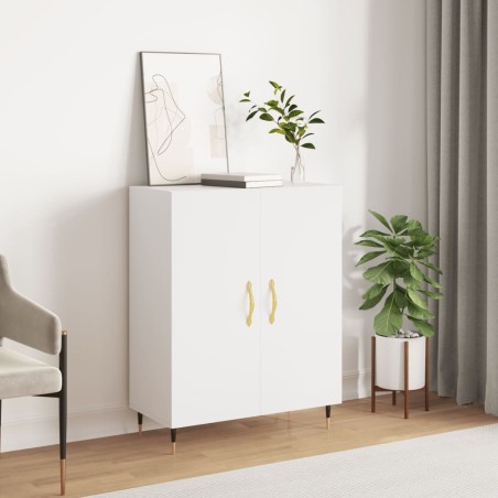 vidaXL Aparador de madera de ingeniería blanco 69,5x34x90 cm
