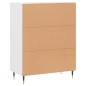 vidaXL Aparador de madera de ingeniería blanco 69,5x34x90 cm vidaXL Aparador de madera de ingeniería blanco 69,5x34x90 cm