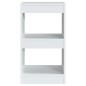 vidaXL Estantería/divisor de espacios blanco brillante 40x30x72 cm vidaXL Estantería/divisor de espacios blanco brillante 40x30x72 cm