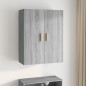 vidaXL Armario de pared colgante gris Sonoma 69,5x34x90 cm vidaXL Armario de pared colgante gris Sonoma 69,5x34x90 cm