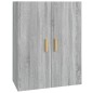 vidaXL Armario de pared colgante gris Sonoma 69,5x34x90 cm vidaXL Armario de pared colgante gris Sonoma 69,5x34x90 cm