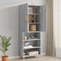 vidaXL Armario de pared colgante gris Sonoma 69,5x34x90 cm vidaXL Armario de pared colgante gris Sonoma 69,5x34x90 cm