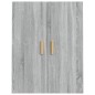 vidaXL Armario de pared colgante gris Sonoma 69,5x34x90 cm vidaXL Armario de pared colgante gris Sonoma 69,5x34x90 cm